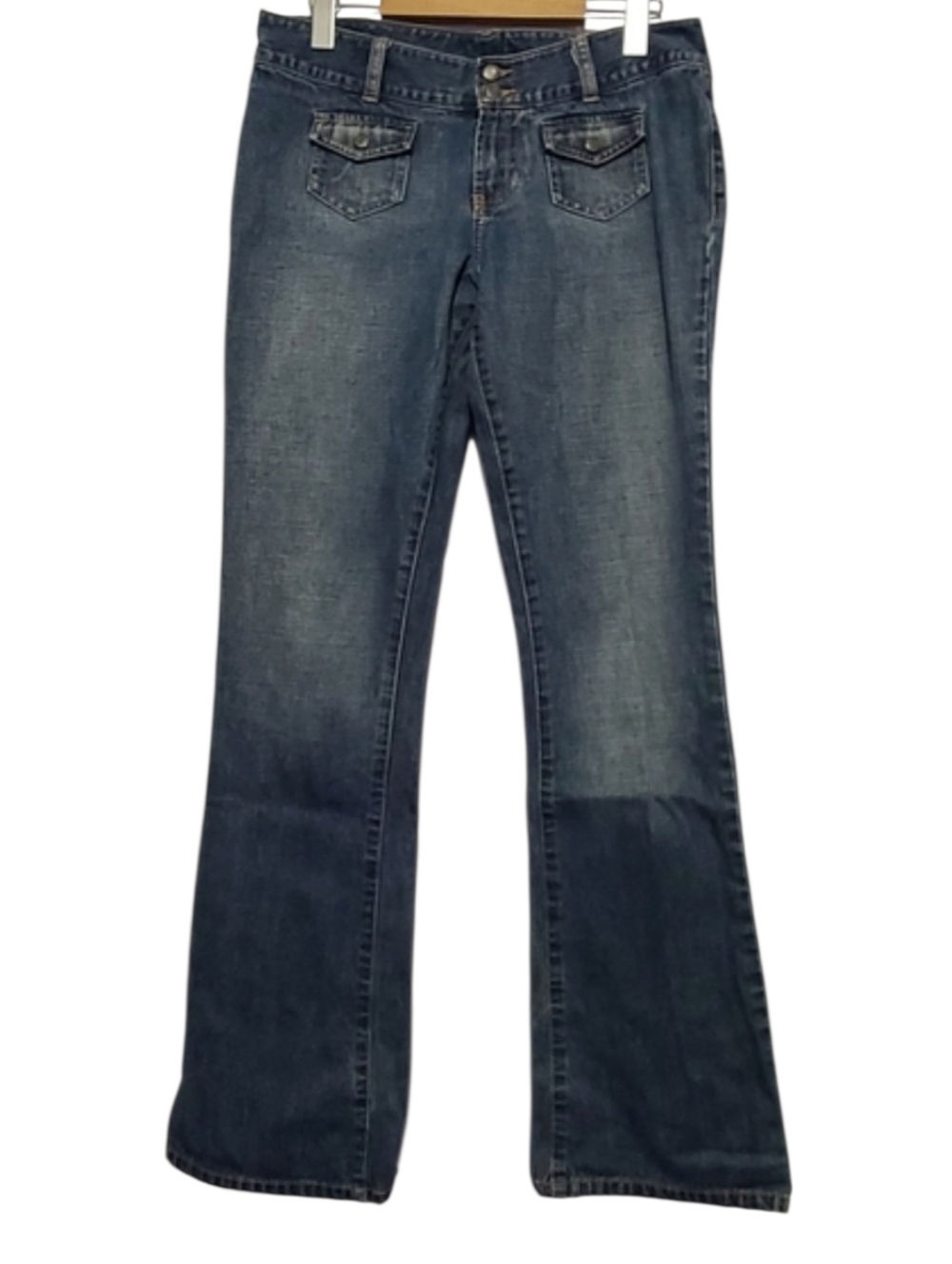 Abercrombie & Fitch Vintage Low Rise Flare Jeans Women’s Size 4 Y2K Blue Denim
